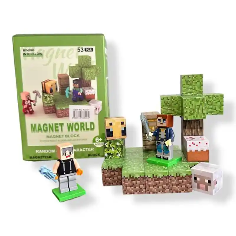 بلوک مغناطیسی ماینکرافت 50 تکه کد S0011