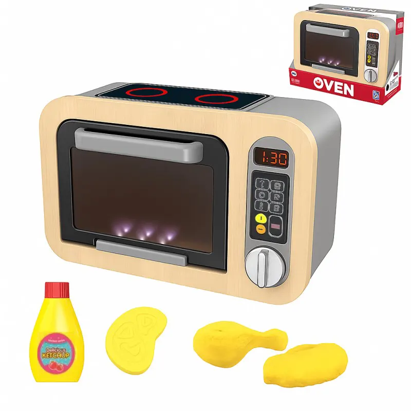 اسباب بازی ماکروفر موزیکال با اجاق گاز کد 818502