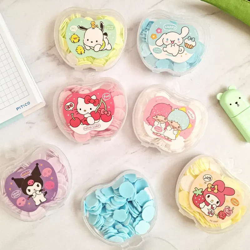 صابون کاغذی فانتزی طرح کرومی کد XZ1027