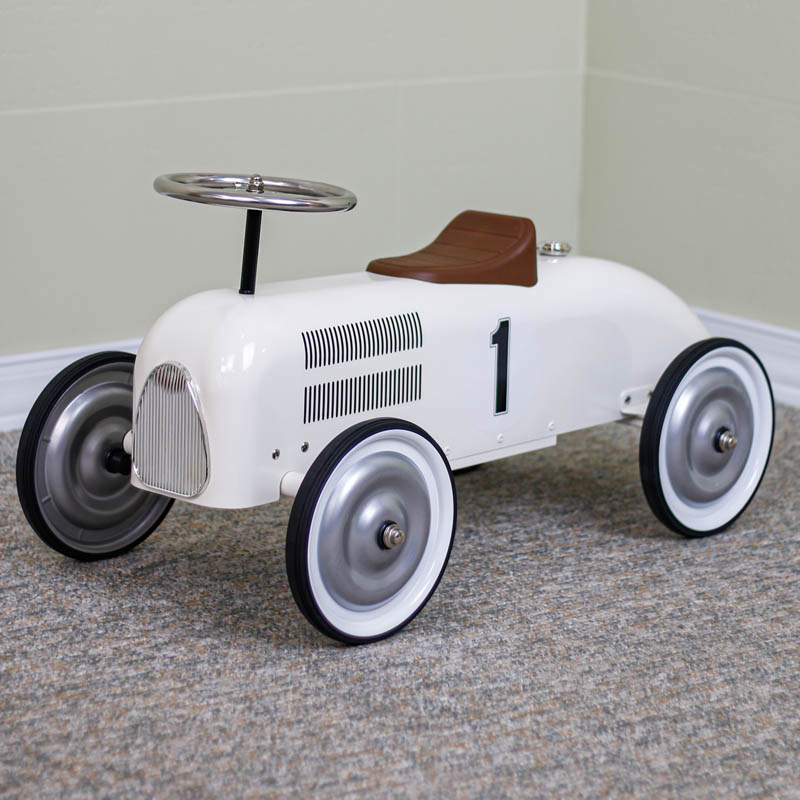 ماشین پایی فلزی کودک رنگ سفید کد P/ZY614585/SE