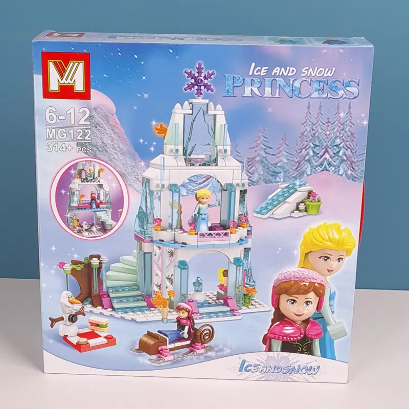 اسباب بازی لگو 314 تکه مدل قصر فروزن کد MG122