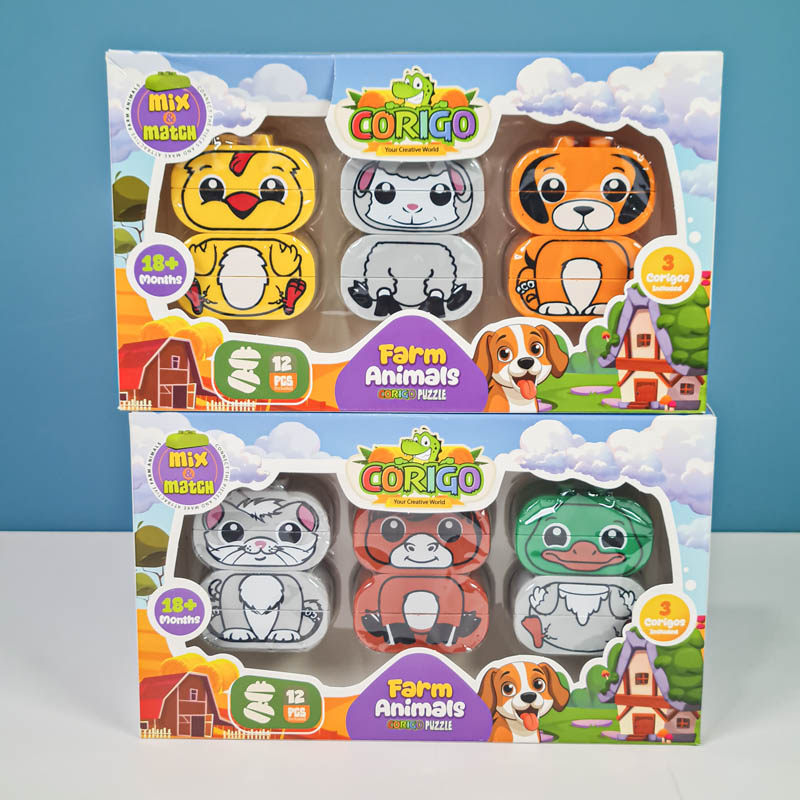 لگو دوپلو حیوانات مزرعه 12 تکه کد CP004