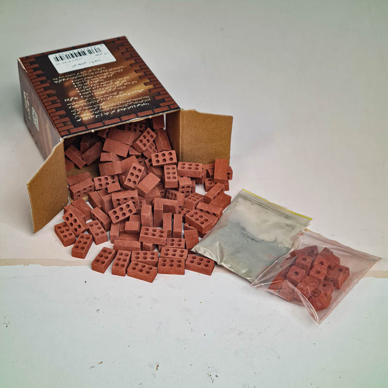 آجر بهمنی فله ای 200 قطعه ای اشل قرمز ESHEL کد 091745