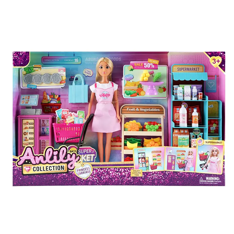 عروسک باربی ANLILY با سوپرمارکت کد ZY1915321