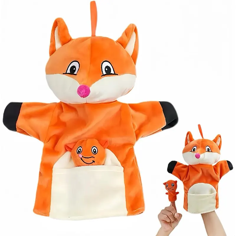 پاپت و عروسک نمایشی طرح روباه کد P/GB6675/D