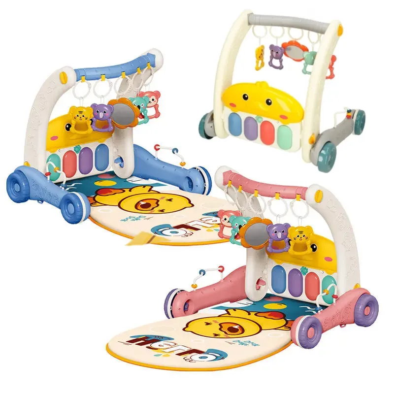 واکر و فرش بازی موزیکال کودک 2 در 1 کد 6049