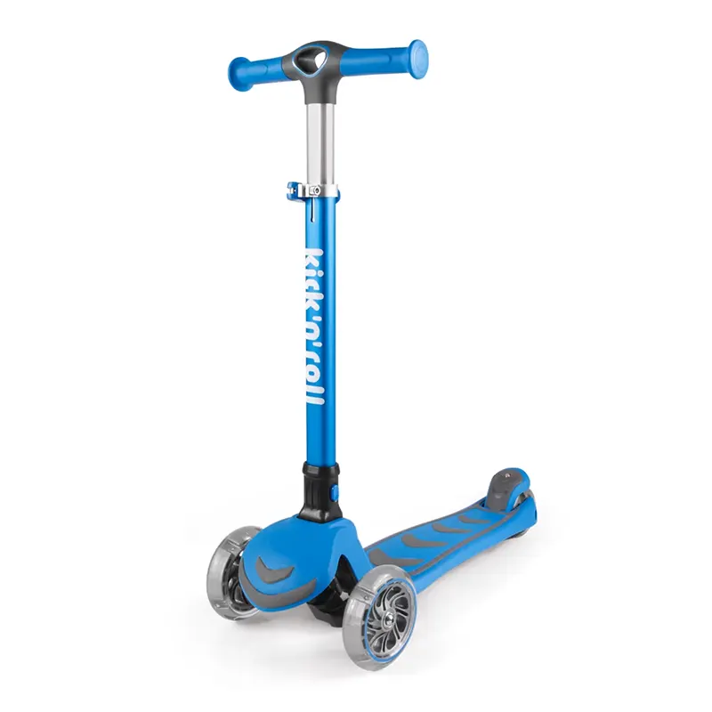 اسکوتر کودک تاشو کیک اند رول Kick and roll Scooter رنگ آبی کد P/S6/AB