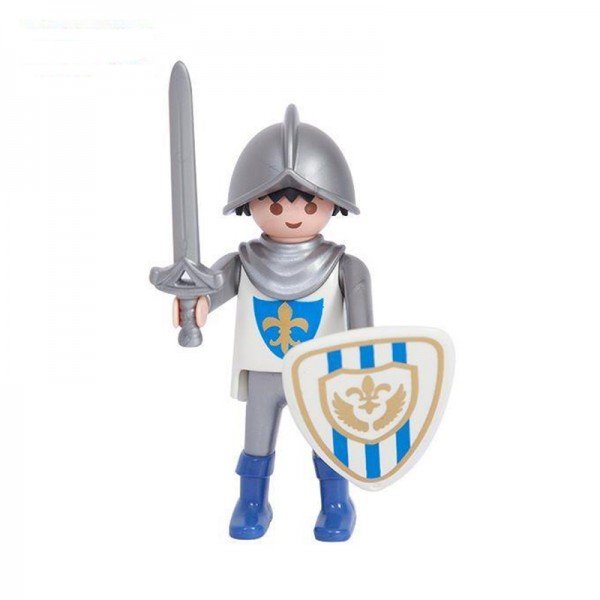 آدمک شوالیه با لباس طوسی  Playmobil مدل 10043