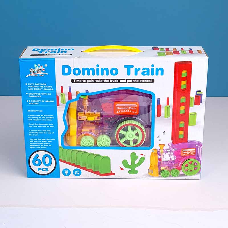 اسباب بازی قطار دومینو ساز 60 عددی کد GD6004