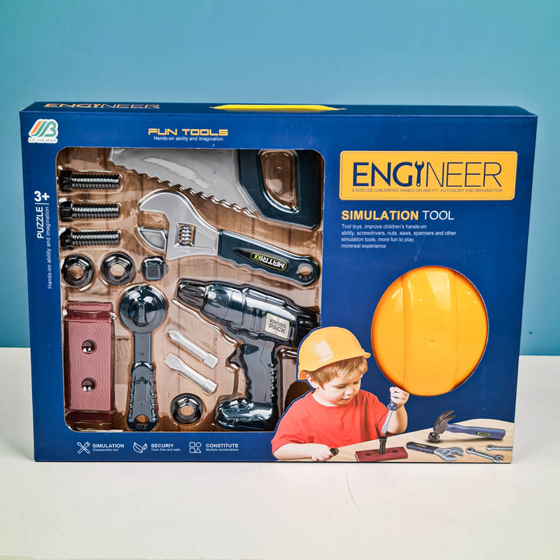 ست ابزار 15 تکه با کلاه ایمنی کد MT23