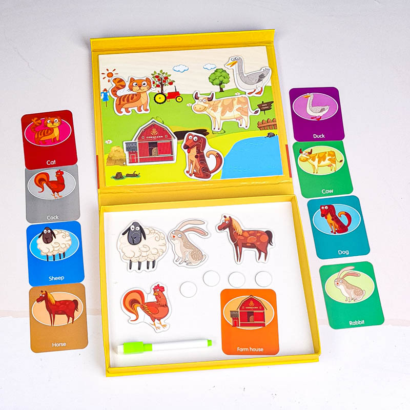 کتاب مگنتی پازلی مدل مزرعه کد 7143599