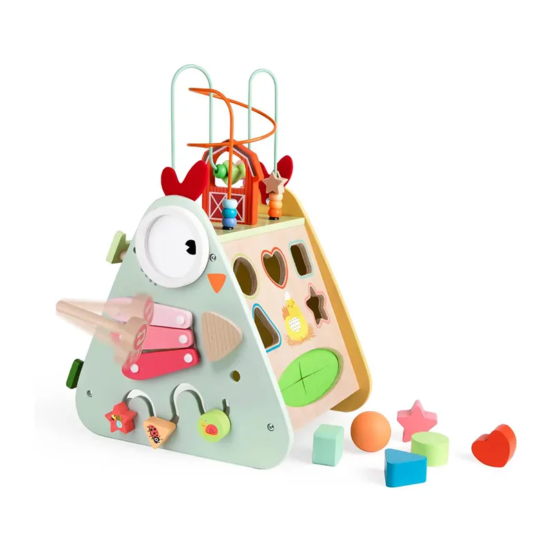 هرم هوش و خلاقیت کلاسیک ورلد Classic World Happy Hen Activity Box کد 20172