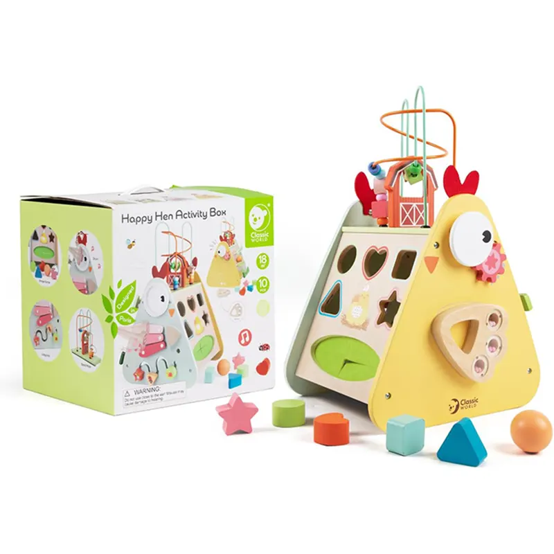 هرم هوش و خلاقیت کلاسیک ورلد Classic World Happy Hen Activity Box کد 20172