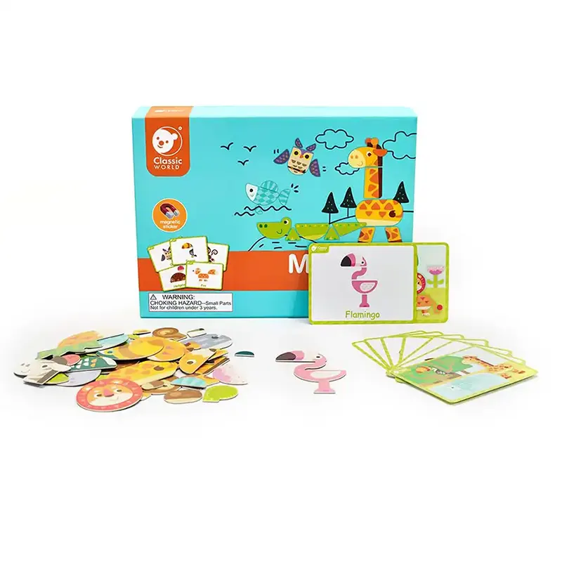 پازل مگنتی کلاسیک ورلد مدل جنگل Classic World Magnetic Forest Animal کد 20025