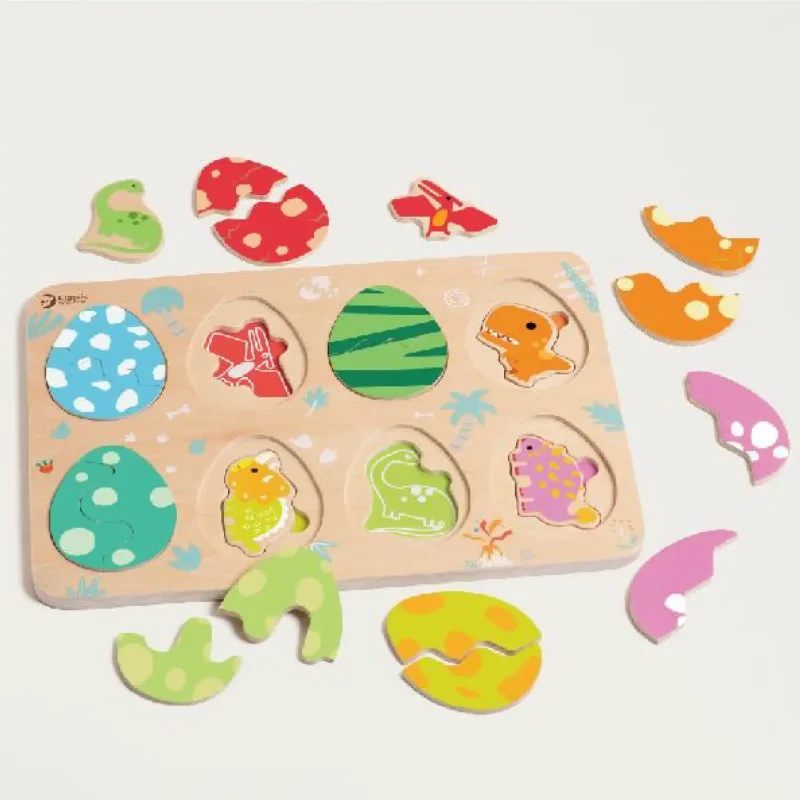 پازل چوبی دایناسور کلاسیک ورد Classic World Dinosaur Puzzle کد 40071