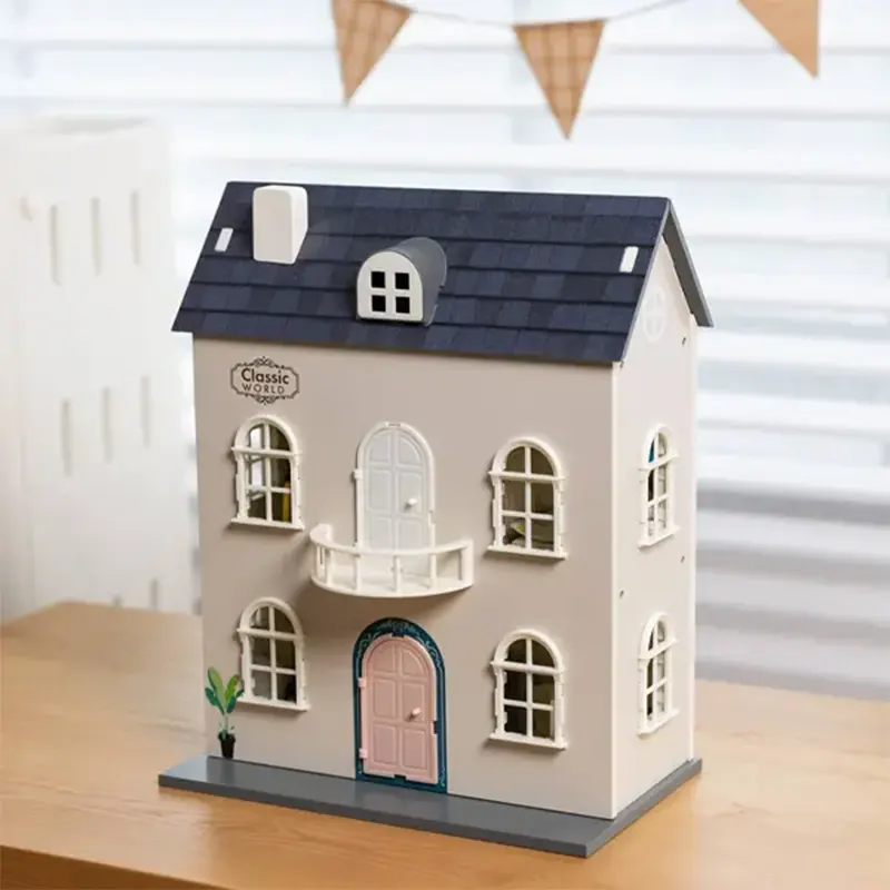 خانه عروسک چوبی وینتیج کلاسیک ورد Classic World Vintage Dollhouse کد 50620