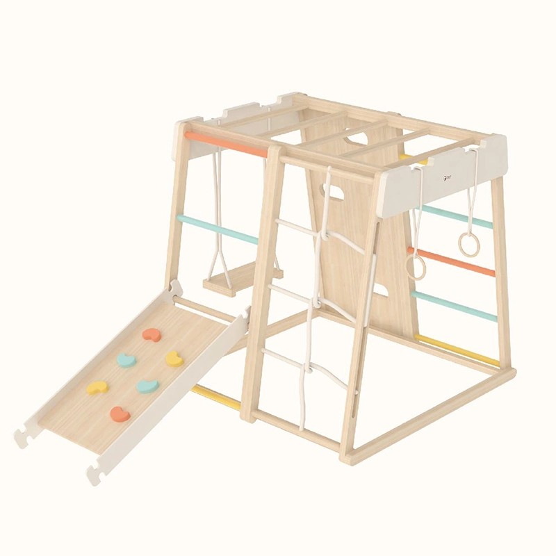 مجموعه بازی جیم فریم چوبی کلاسیک ورلد classic world Children Climbing Gym Set کد 60012