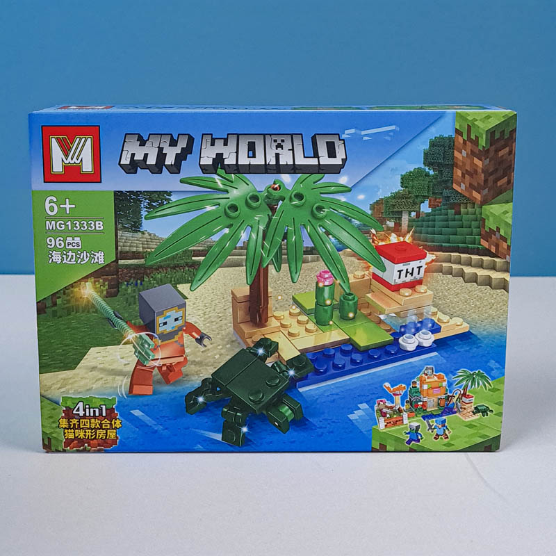 اسباب بازی لگو ماینکرفت 96 تکه کد MG1333B