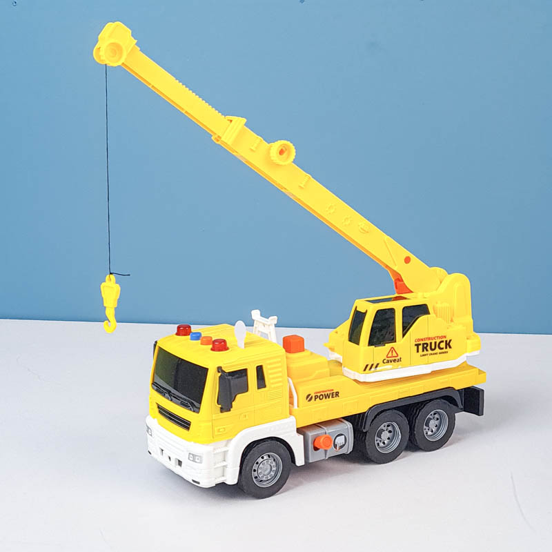 اسباب بازی ماشین راهسازی موزیکال مدل جرثقیل کد JS105