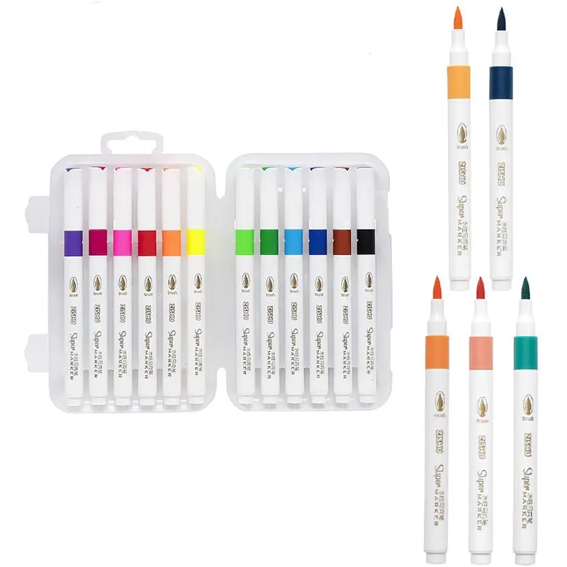 ماژیک رنگ آمیزی 12 رنگ کد GB21027