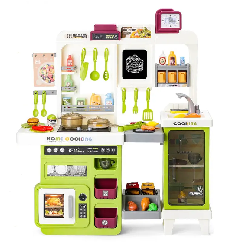 آشپزخانه کودک بزرگ 75 تکه رنگ سبز کد 948A