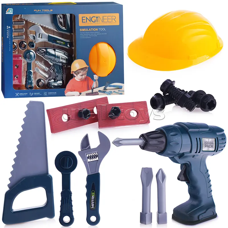 ست ابزار 15 تکه با کلاه ایمنی کد MT23