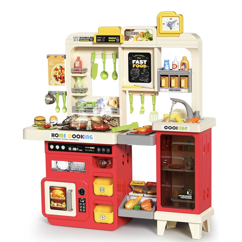 آشپزخانه کودک بزرگ 75 تکه رنگ قرمز کد 948B