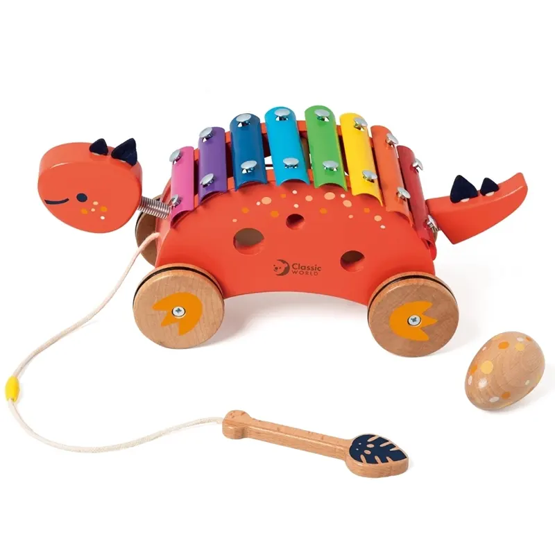 بلز چوبی کلاسیک ورلد مدل دایناسور Classic World Dinosaur Xylophone کد 40585
