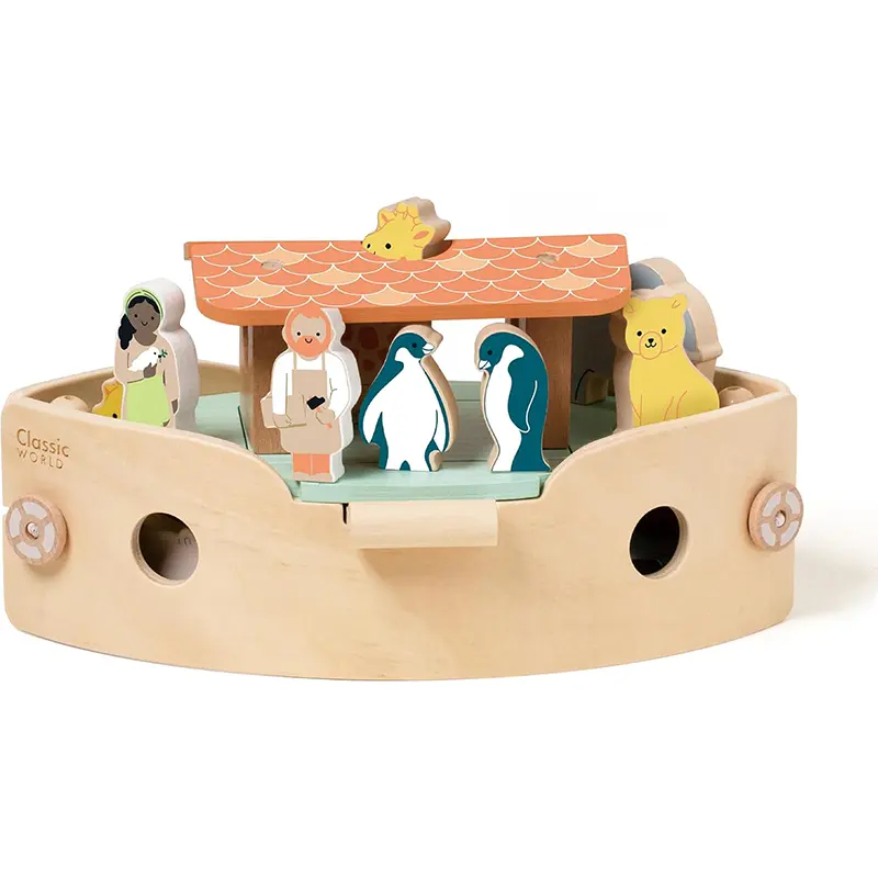 اسباب بازی چوبی کشتی نوح کلاسیک ورلد Classic World Making Noah's Ark کد 20188