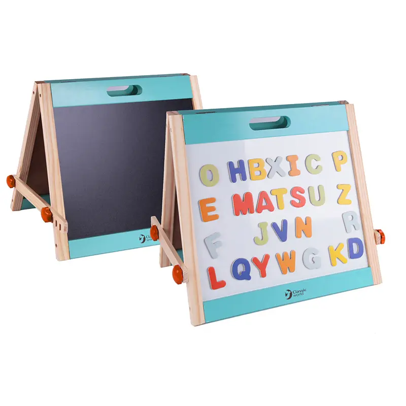 تخته دو طرفه رومیزی کلاسیک ورلد Tabletop Easel classic world کد 53870