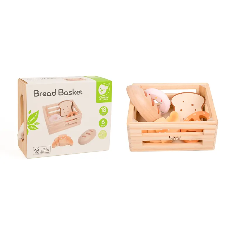 سبد نان چوبی کلاسیک ورلد Bread Basket Classic World کد 50644