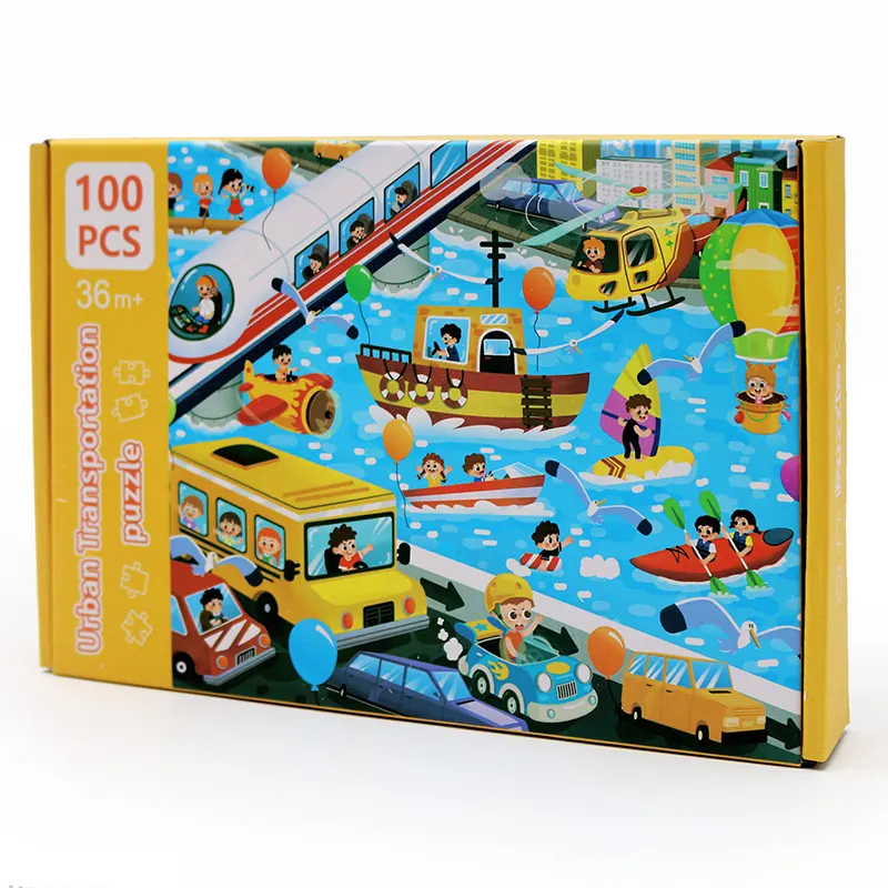 پازل 100 تکه مدل حمل و نقل دریایی کد 363867