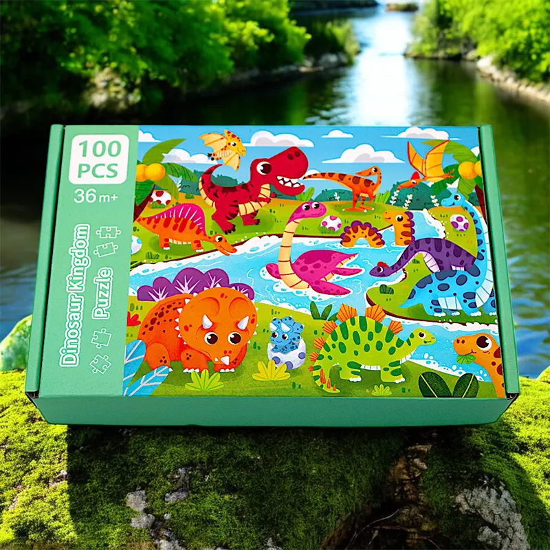 پازل 100 تکه مدل دنیای دایناسور کد 363935