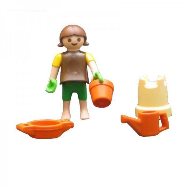 آدمک کودک با لوازم شن بازی playmobil مدل 10022