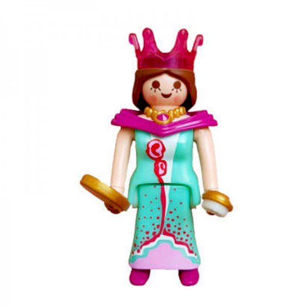 فیگور 7سانتی طرح ملکه با لباس آبی  playmobil مدل 10027