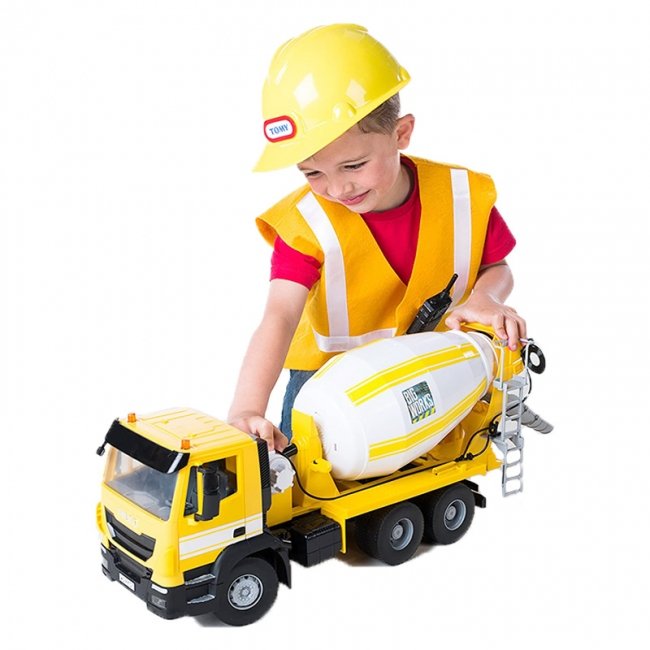 ماشین اسباب بازی میکسر فلزی زرد رنگ Tomy مدل 43056