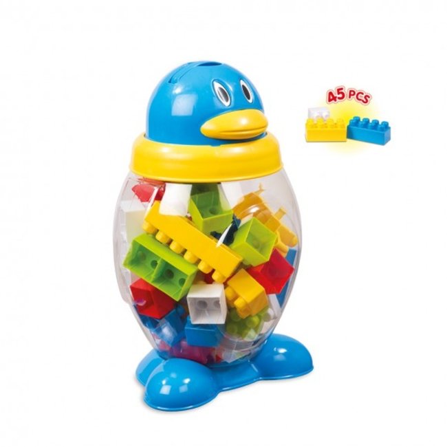 blue penguin blocks 45pieces کد5045