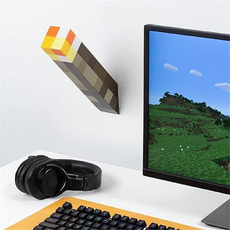 چراغ خواب ماینکرفت مدل مشعل MINECRAFT TORCH کد CTT639