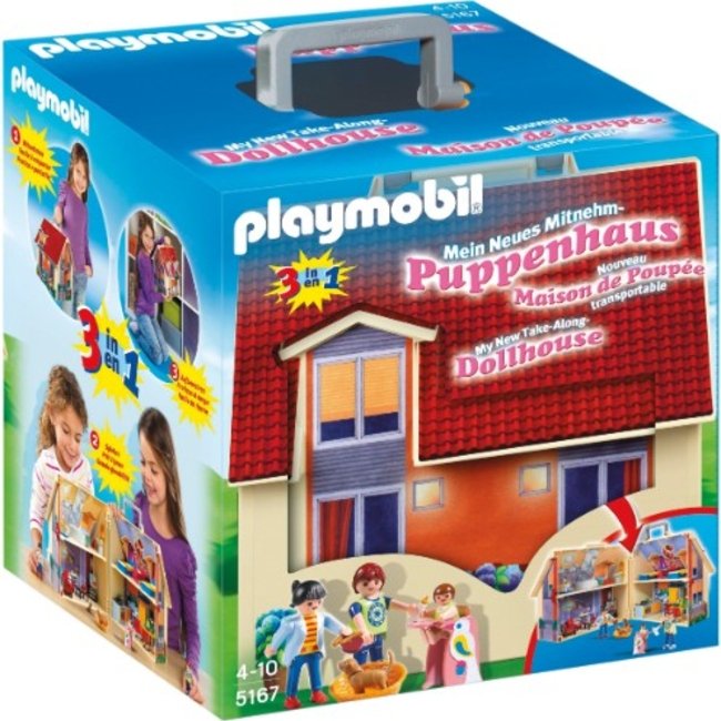 کلبه پلی موبيل مدل take along modern doll house 5167