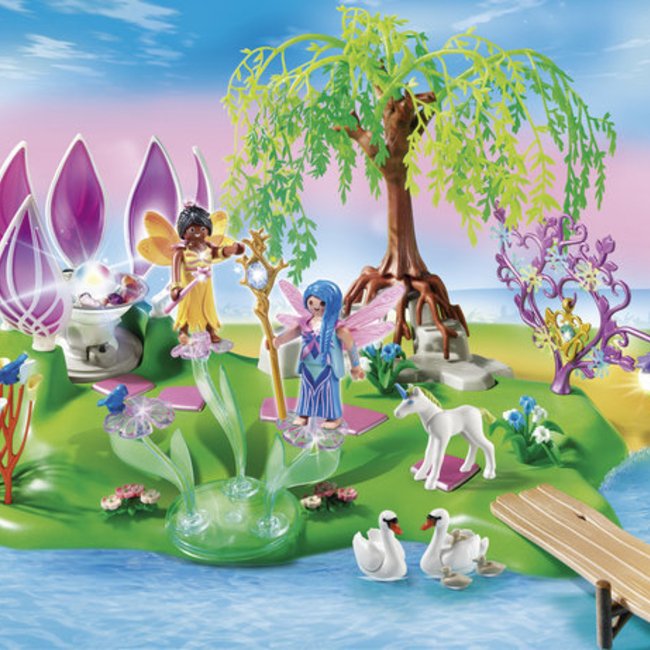 fairy island with jewel fountainکد 5444