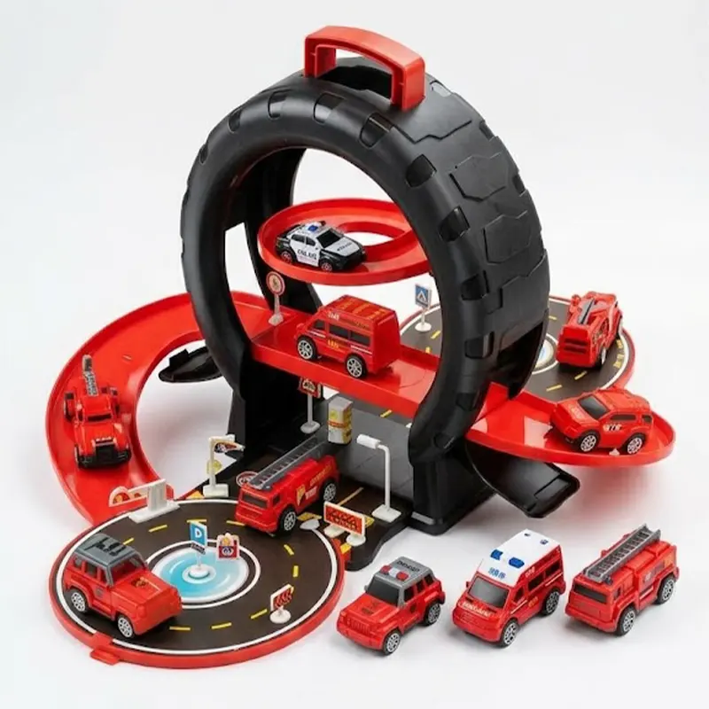 اسباب بازی پارکینگ و ریسینگ مدل تایر آتش نشانی کد ABL88733