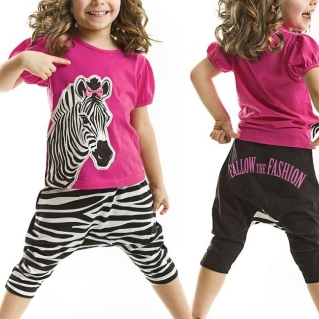 تیشرت و شلوار بالنی zebra deno kids