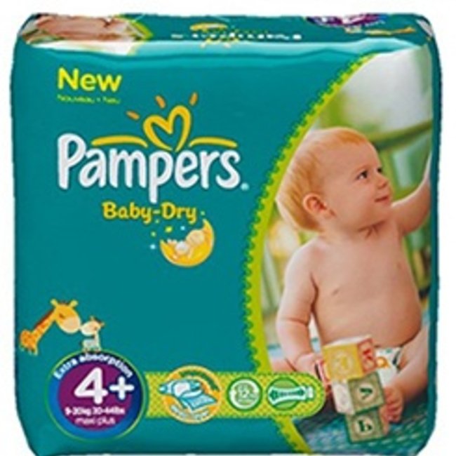 پوشک pampers سایز 4+