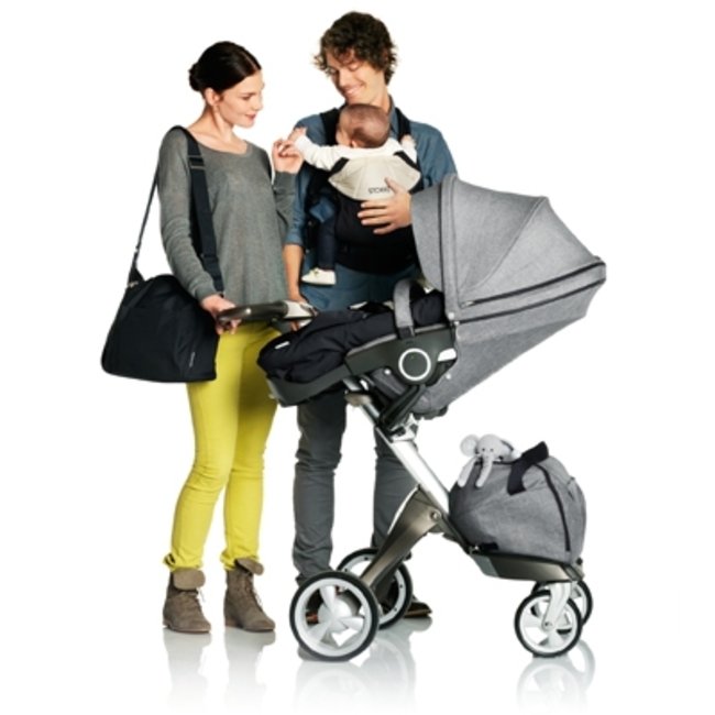 کالسکه،کریر و ساک  مادر stokke xplory Black Melange