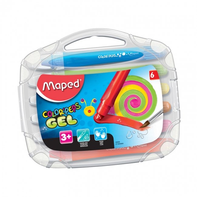 پاستل ژله ای آبرنگی 6 رنگ مپد Maped کد 74371