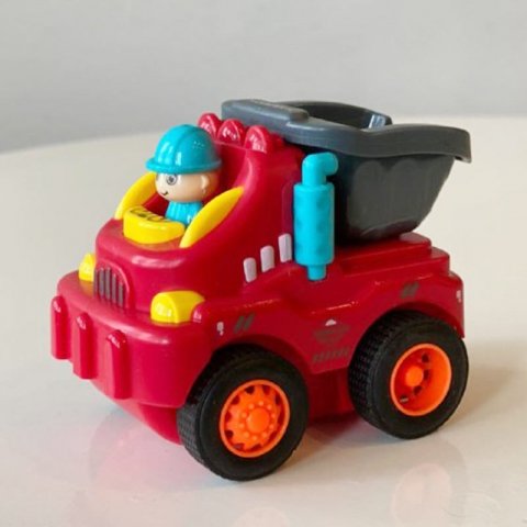 اسباب بازی کامیون حمل شن قدرتی قرمز کد 89915d