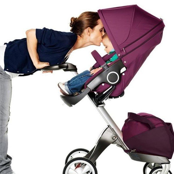 ست کالسکه و کریر استاک stokke xplory purple