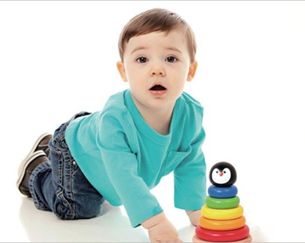 حلقه هوش چوبی پنگوئن tooky_toys کدtkb502