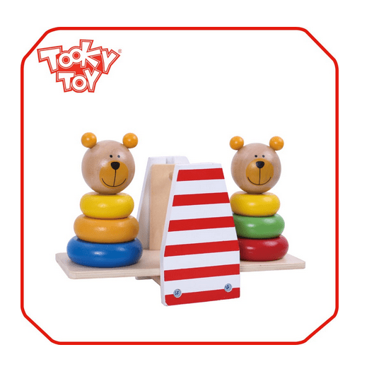 پازل خرس تعادلی چوبی tooky_toys کدtkb499