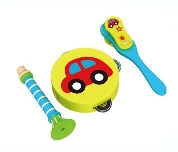 ست چوبی موسیقی 3تکه tooky_toys کدtkb524